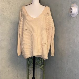 Cuncky yellow knit sweater